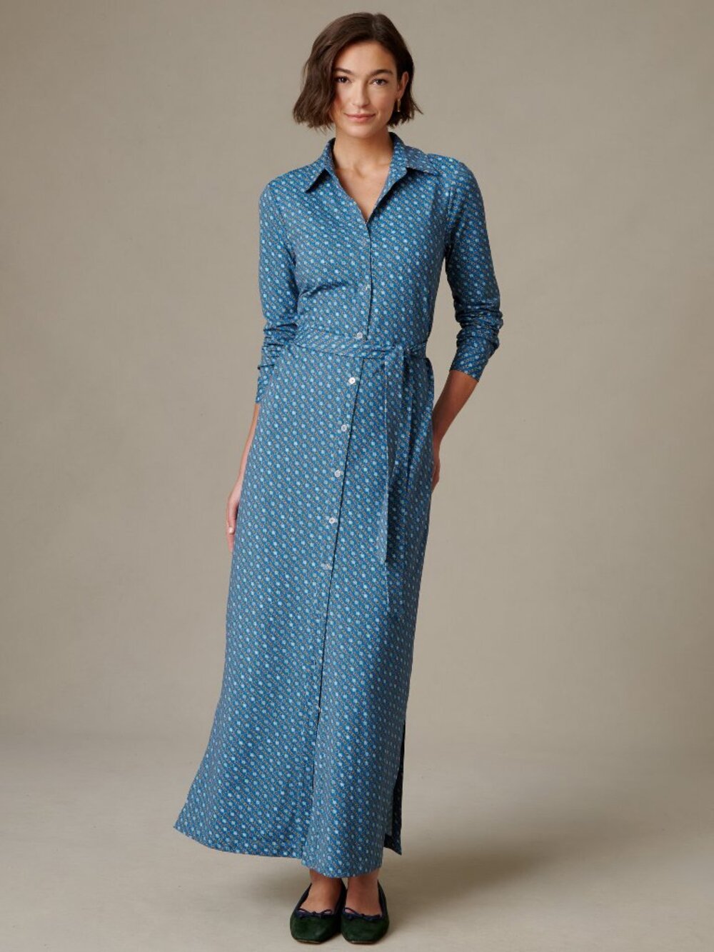 J McLaughlin Amory Maxi Dress in Regency Chain - Teal/Aqua NEW